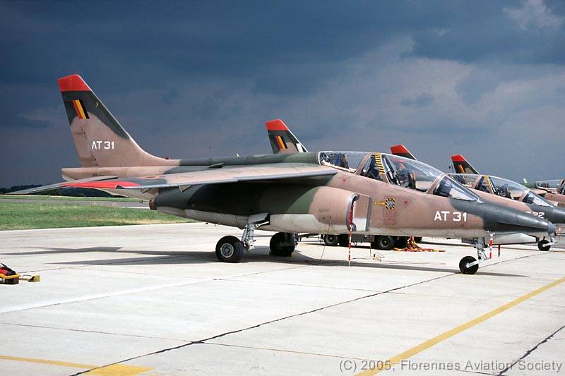 198  AT-31 Alpha-Jet 001 AT-31 - One of the last three aircraft delivered (this one in May 1980) (Jacques Vincent)